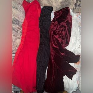 3 dress and 1 top size large all new